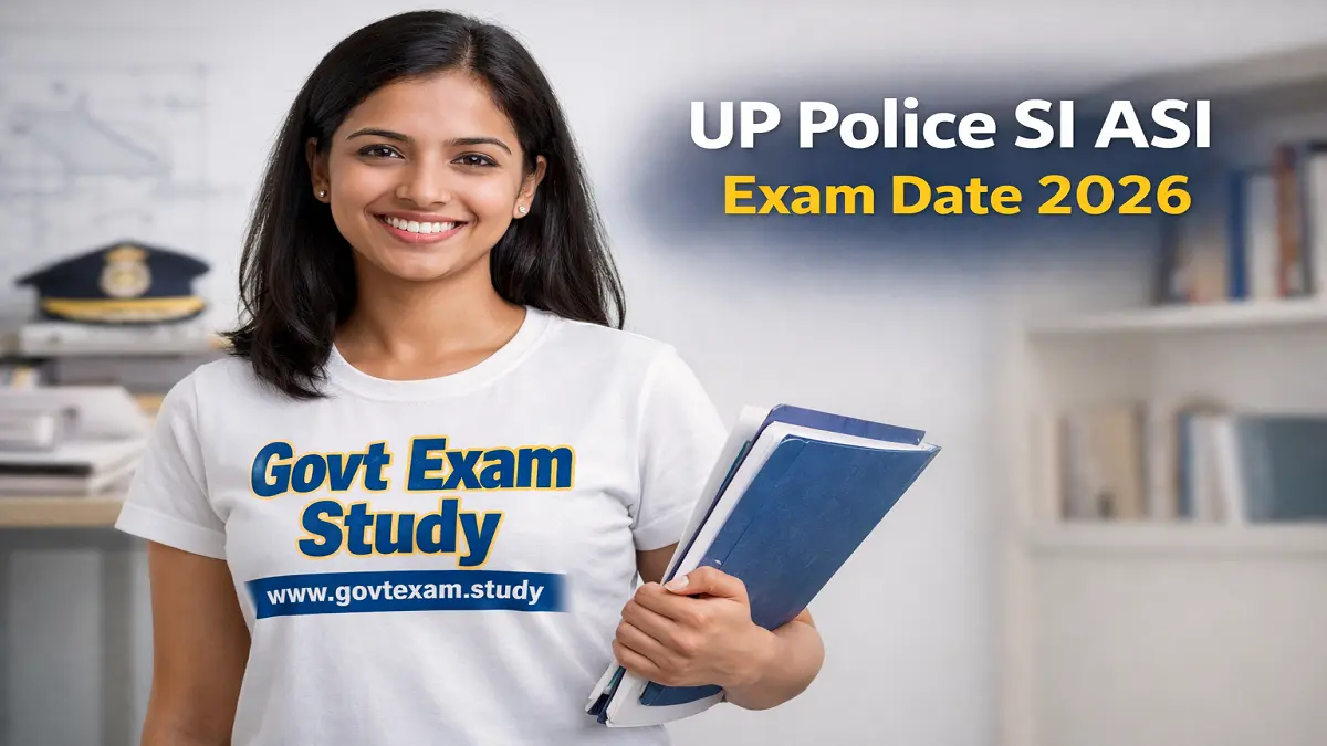 UP Police SI ASI Exam Date 2026
