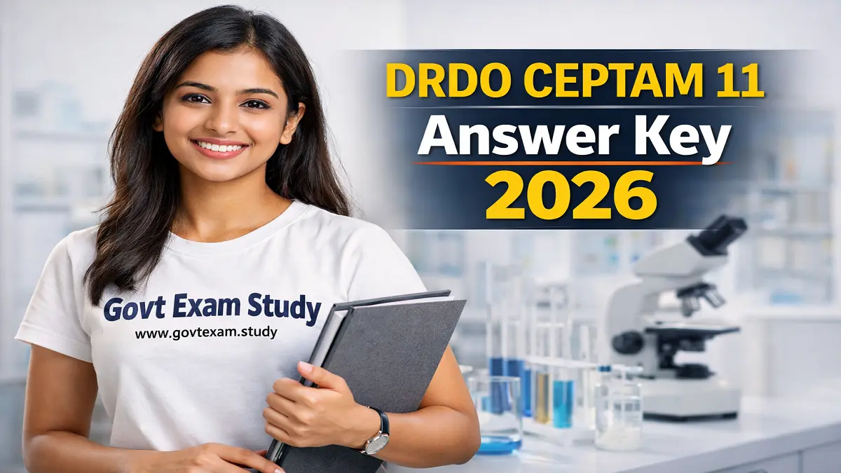 DRDO CEPTAM 11 Answer Key 2026 Download Govt Exam Study