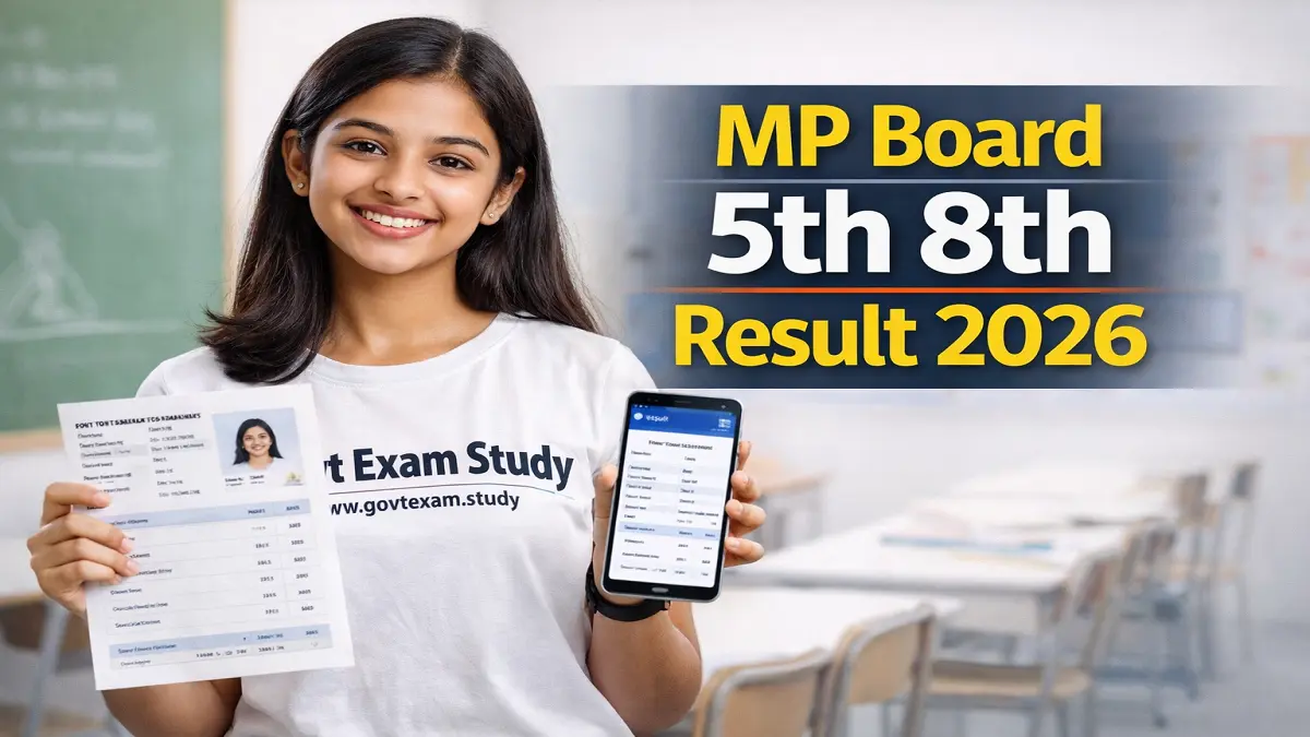 MP Board 5th 8th Result 2026 roll number wise rskmp result class 5 8
