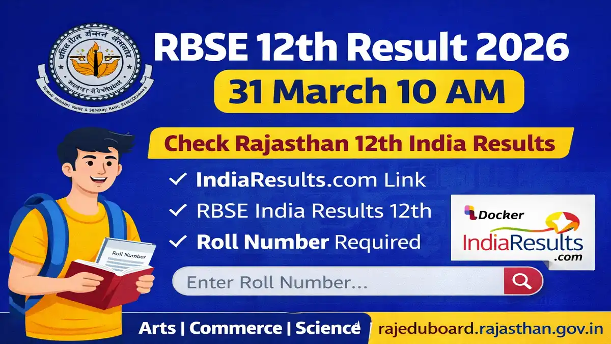 rbse 12th result 2026 india result rajasthan board
