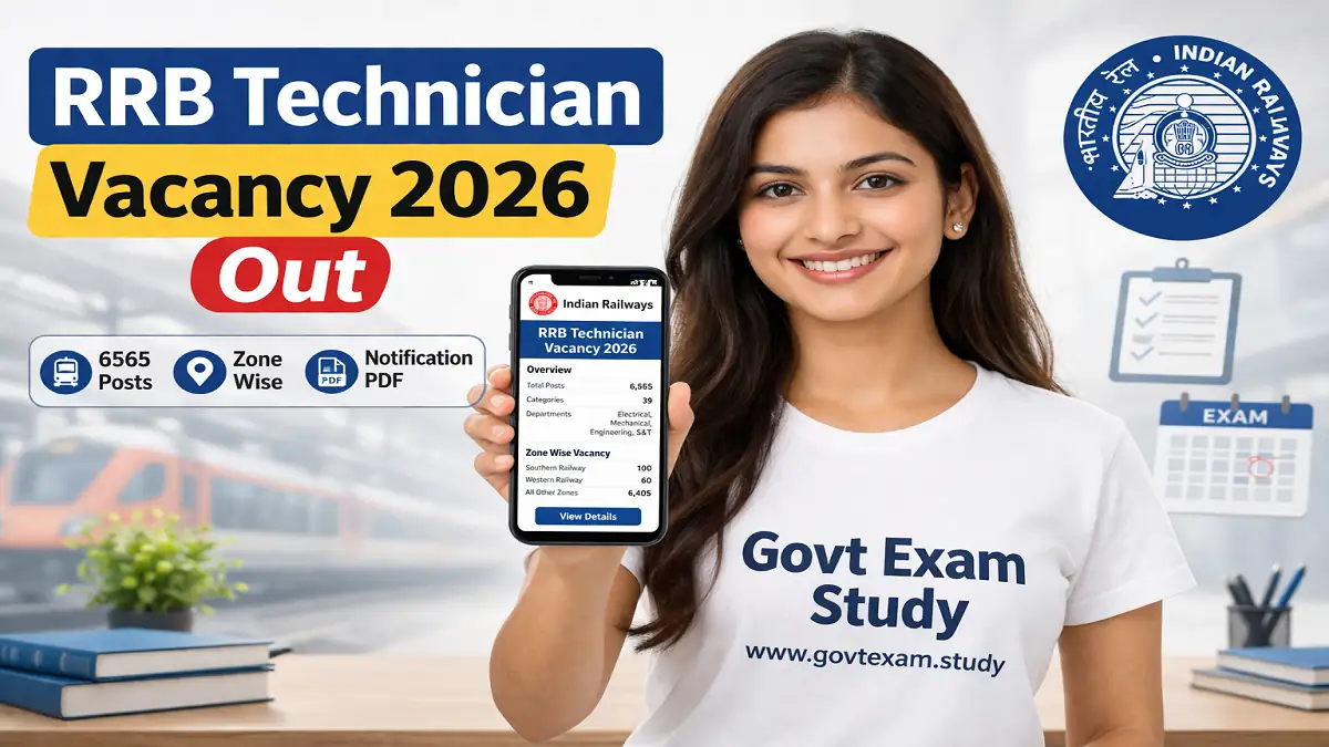 RRB Technician Vacancy 2026 zone wise posts railway jobs