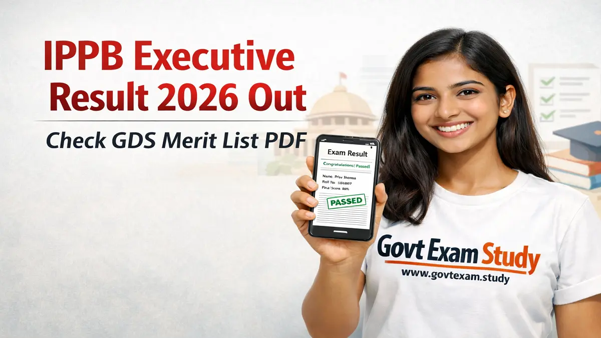 IPPB GDS Result 2026 direct link image for result PDF download