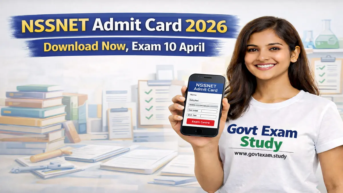 NTA NSSNET Admit Card 2026 Download Link