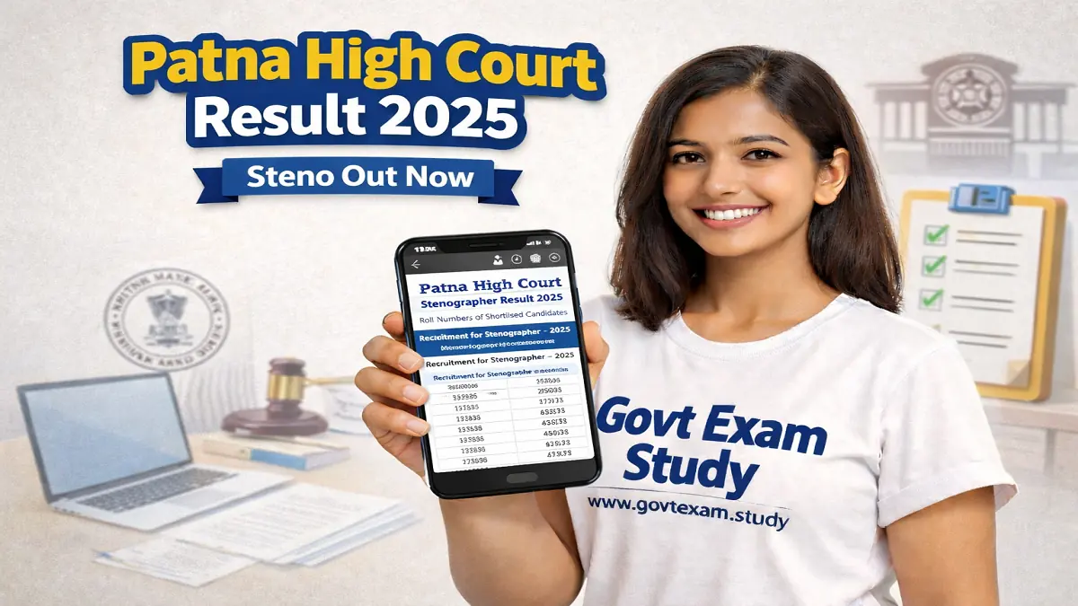 patna high court stenographer result 2025 pdf download steno result 111 posts