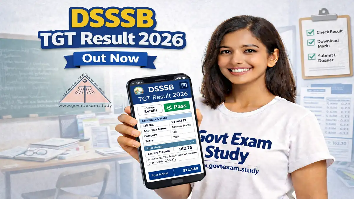 dsssb tgt special education result 2026 assistant dietician cutoff 2026 dsssb result marks download