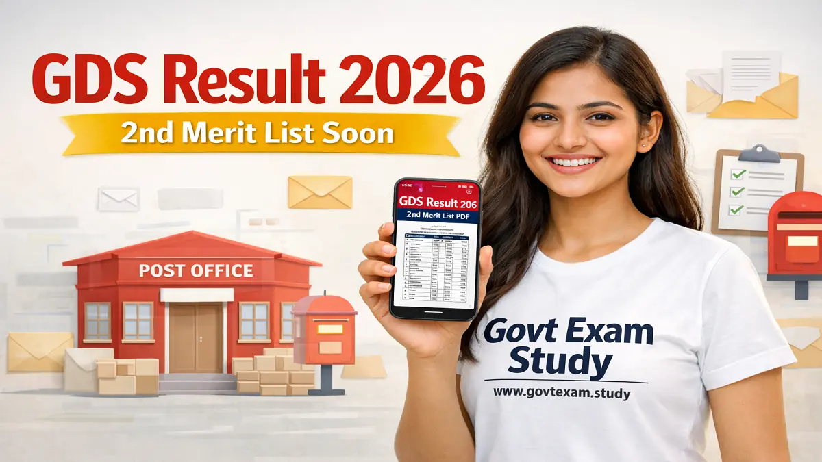 India Post GDS Result 2026 second merit list schedule 2 pdf state wise download