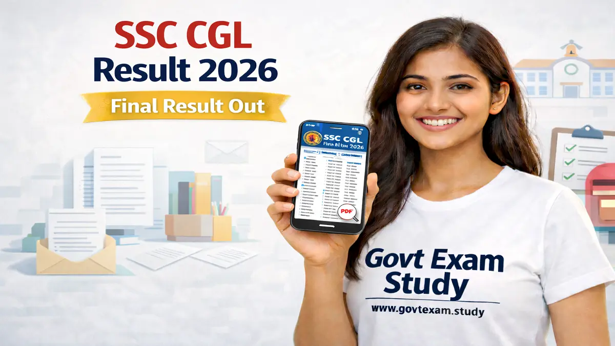 SSC CGL Final Result 2026 Declared – Check Now