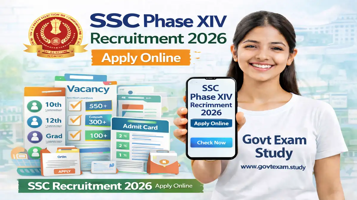 SSC Phase XIV Selection Post 2026 Official Notification PDF