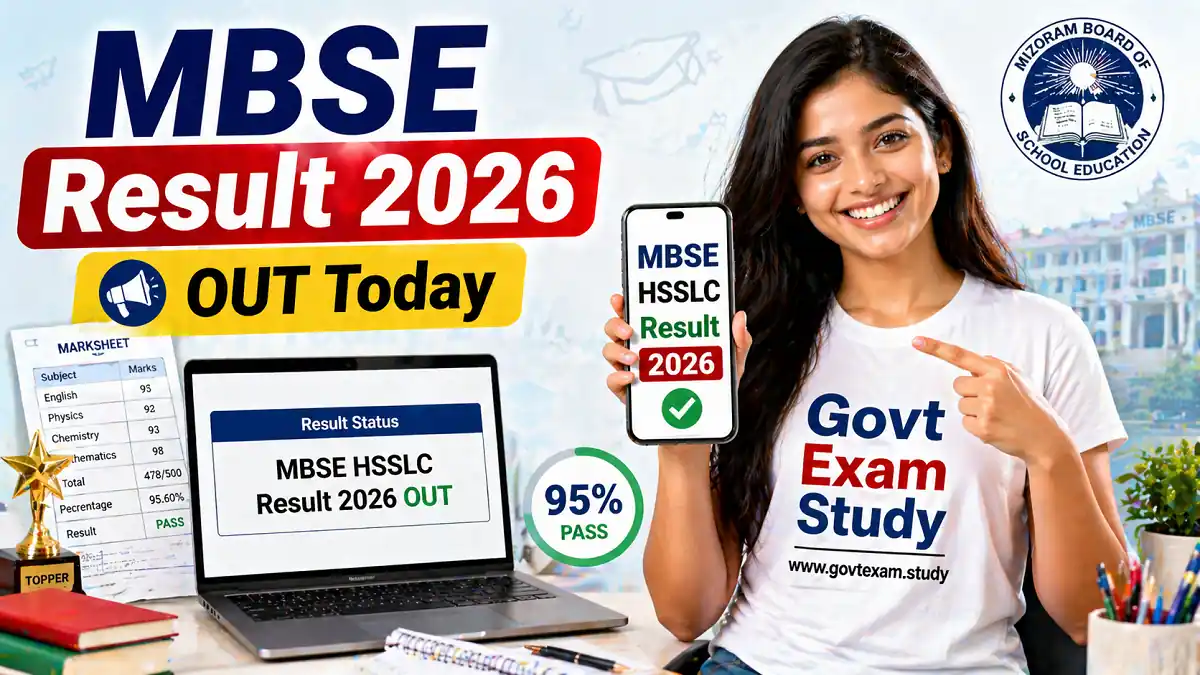 MBSE HSSLC Result 2026 Mizoram board class 12 result out