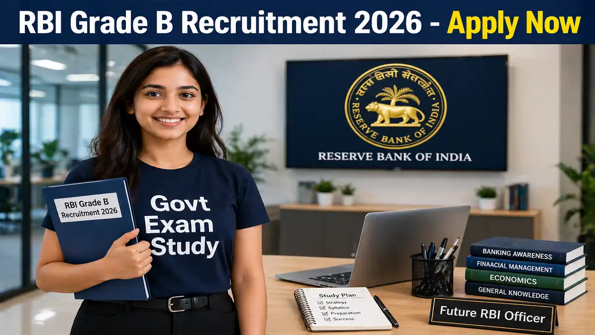 RBI Grade B Recruitment 2026 Apply Online for 61 Officer Posts at rbi.org.in