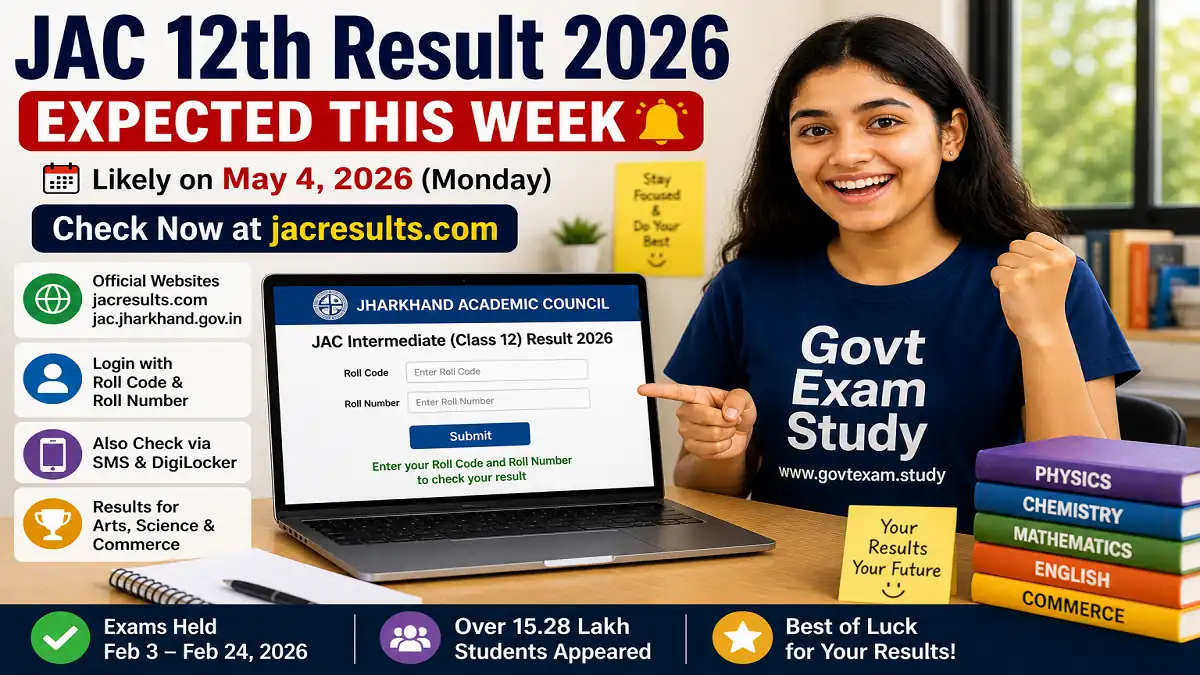 JAC 12th Result 2026 Check Jharkhand Board Intermediate Result Online at jacresults.com