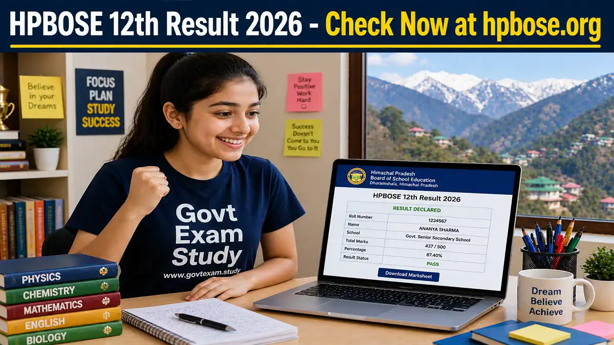 HPBOSE 12th Result 2026 Declared – Check HP Board Class 12 Result at hpbose.org