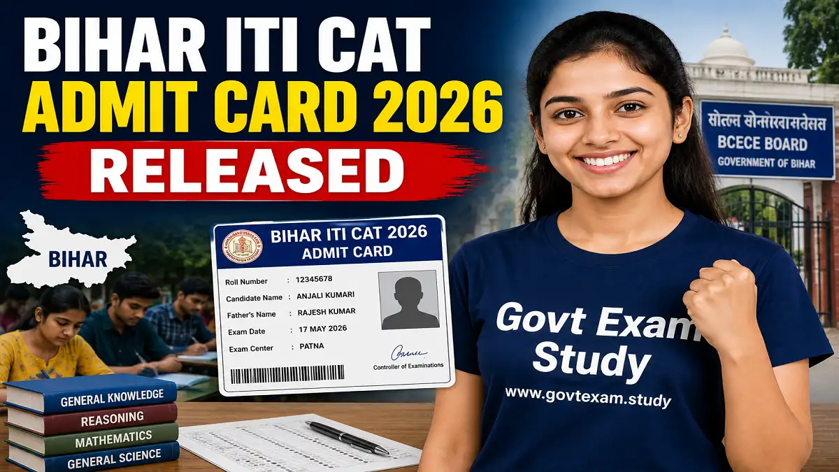 Bihar ITI CAT 2026 Admit Card released at bceceboard.bihar.gov.in download hall ticket online