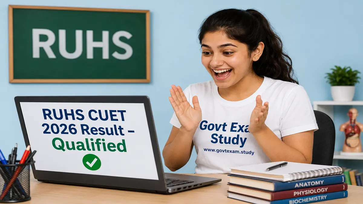 RUHS CUET 2026 result declared – download rank card from ruhscuet2026.com