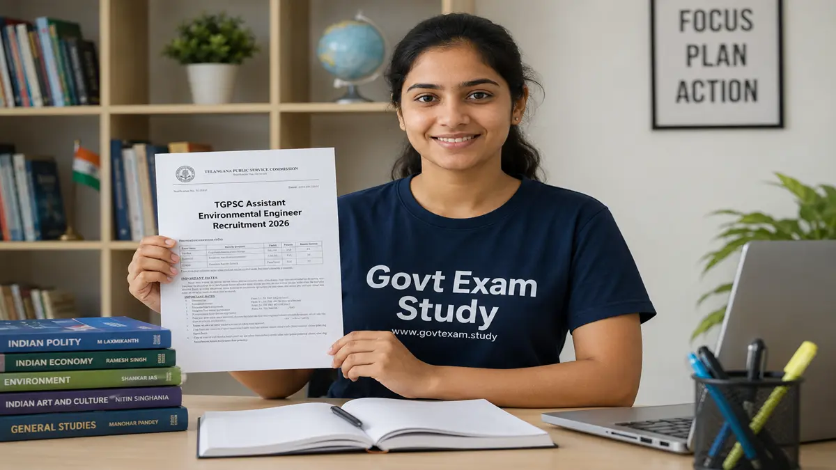 TGPSC Assistant Environmental Engineer Recruitment 2026 notification apply online 19 vacancies
