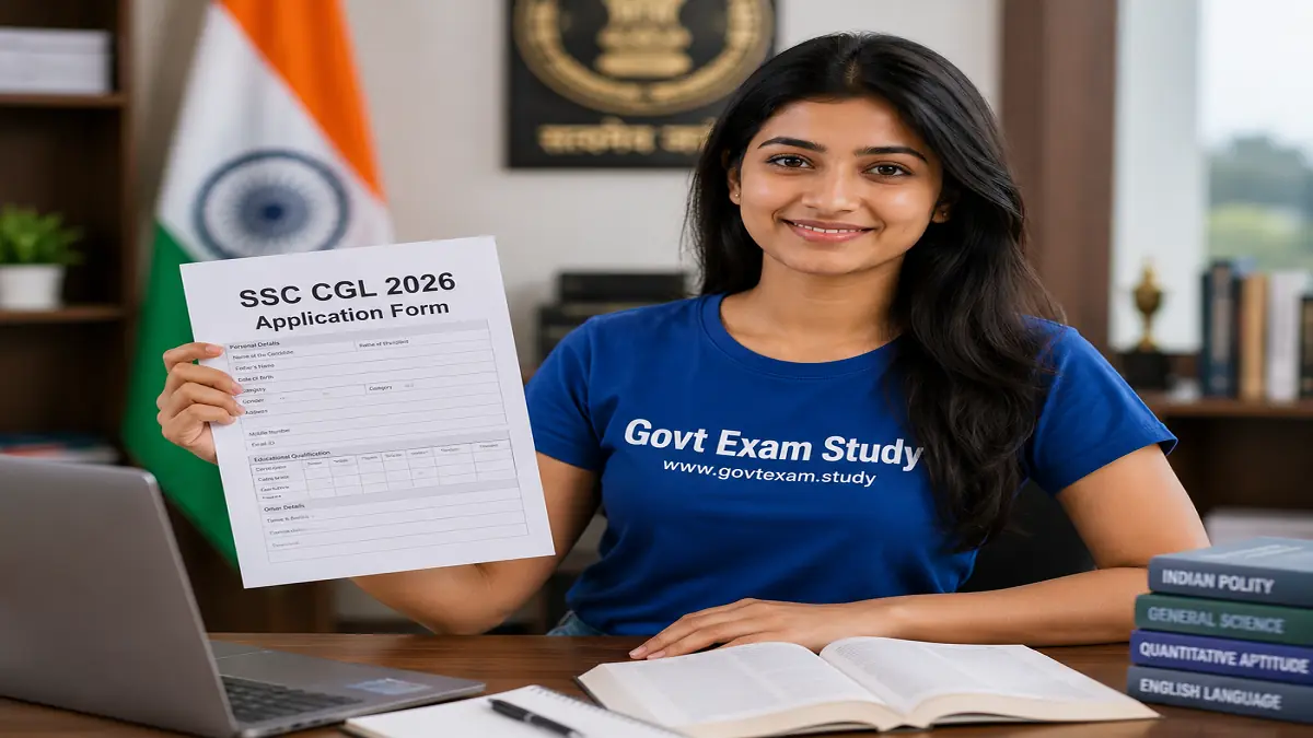 SSC CGL 2026 recruitment notification apply online at govt exam study