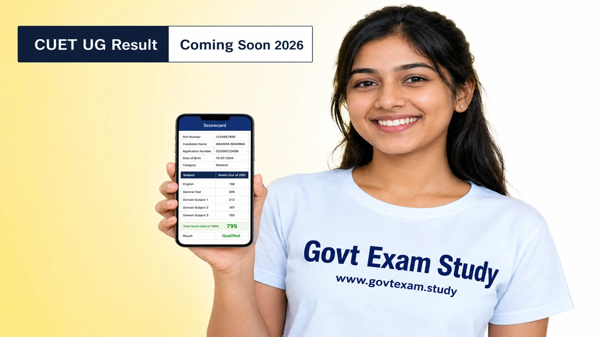 CUET UG Result 2026 coming soon – download scorecard from NTA website at Govt Exam Study