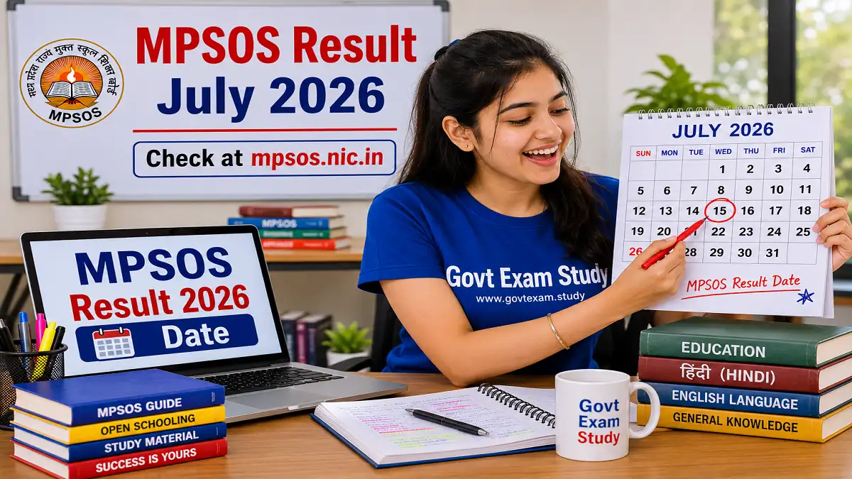 MPSOS result 2026 date expected July check MP Open School class 10th 12th result at mpsos.nic.in