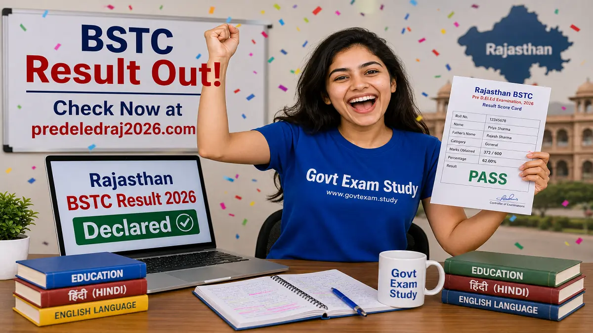 Rajasthan BSTC Result 2026 out 10 June check online scorecard girl waiting for result