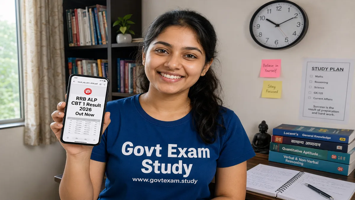 RRB ALP CBT 1 Result 2026 zone wise merit list PDF download check at Govt Exam Study