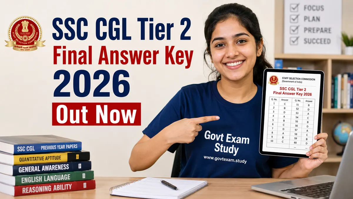 SSC CGL Tier 2 Final Answer Key 2026 download scorecard response sheet at ssc.gov.in Govt Exam Study