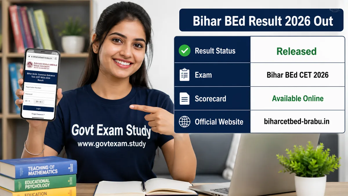 Bihar BEd CET Result 2026 scorecard download link, entrance exam result and counselling update