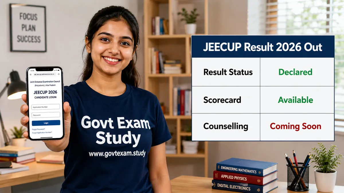 JEECUP Result 2026 Scorecard Download Link