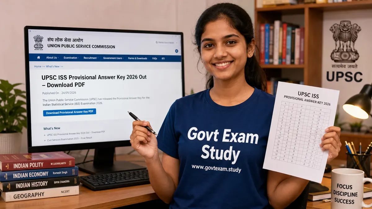 UPSC ISS Provisional Answer Key 2026 download Statistics Paper I and II PDF at upsc.gov.in