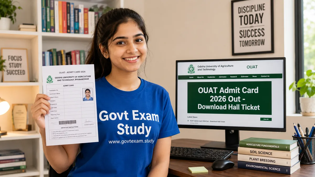 OUAT Admit Card 2026 Out - Download Hall Ticket