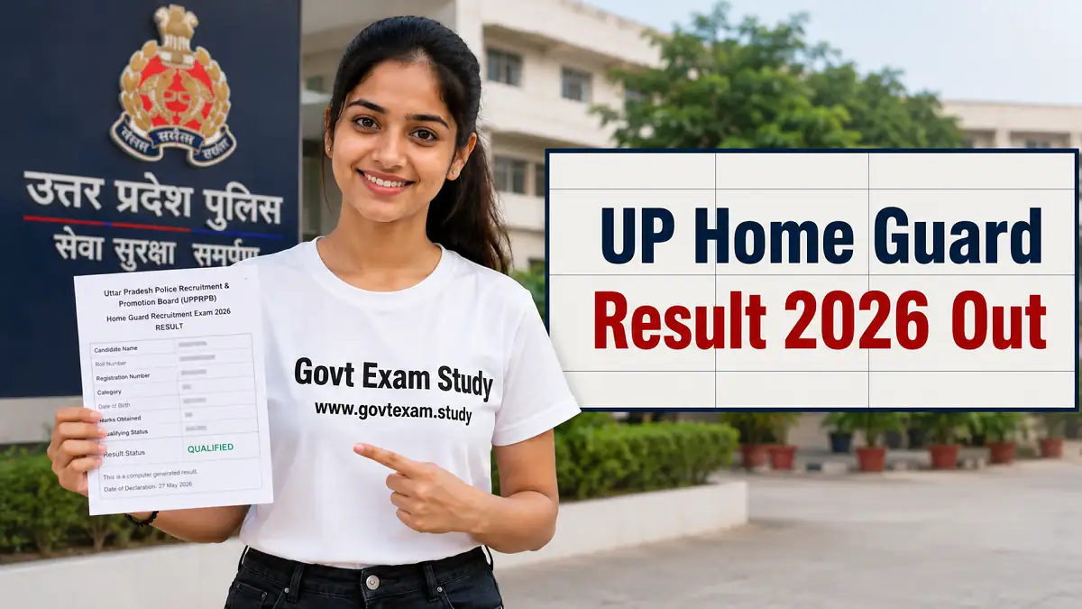 UP Home Guard Result 2026 Out Merit List PDF Download Link