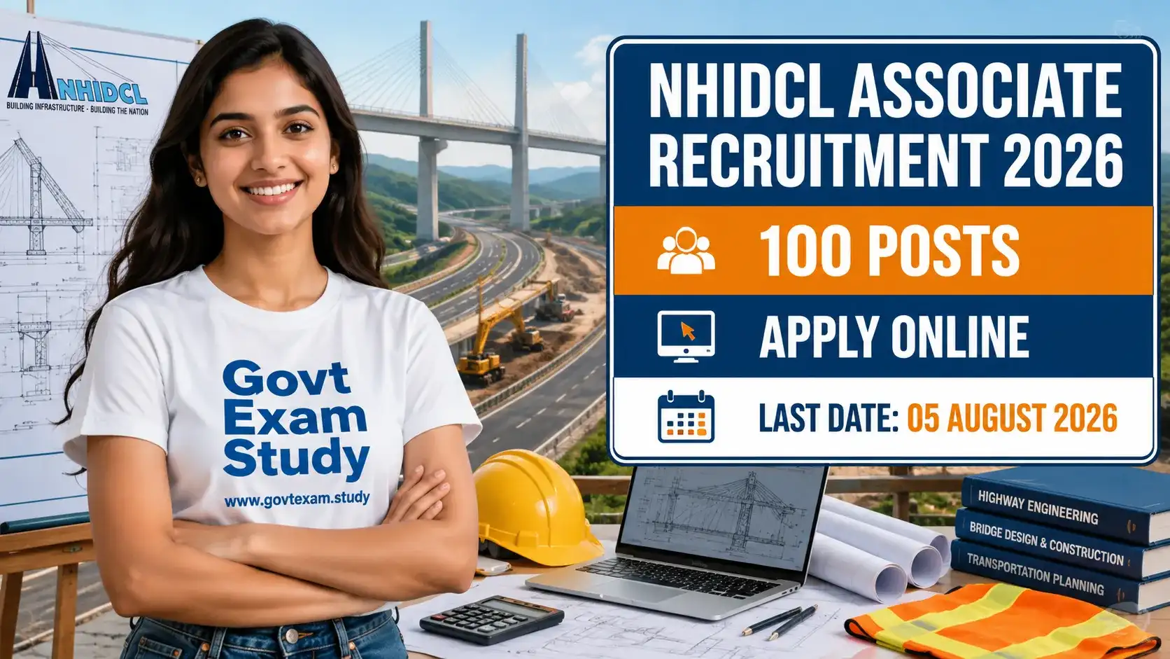NHIDCL Associate Recruitment 2026 Apply Online for 100 Posts