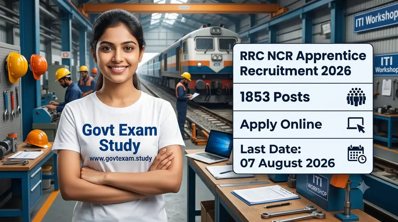 RRC NCR Apprentice Recruitment 2026 Apply Online for 1853 Act Apprentice Posts