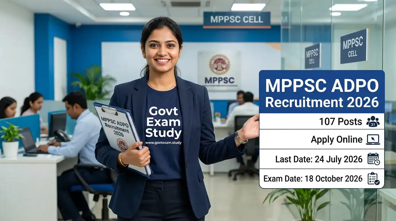 MPPSC ADPO Recruitment 2026 Apply Online for 107 Assistant District Prosecution Officer Posts