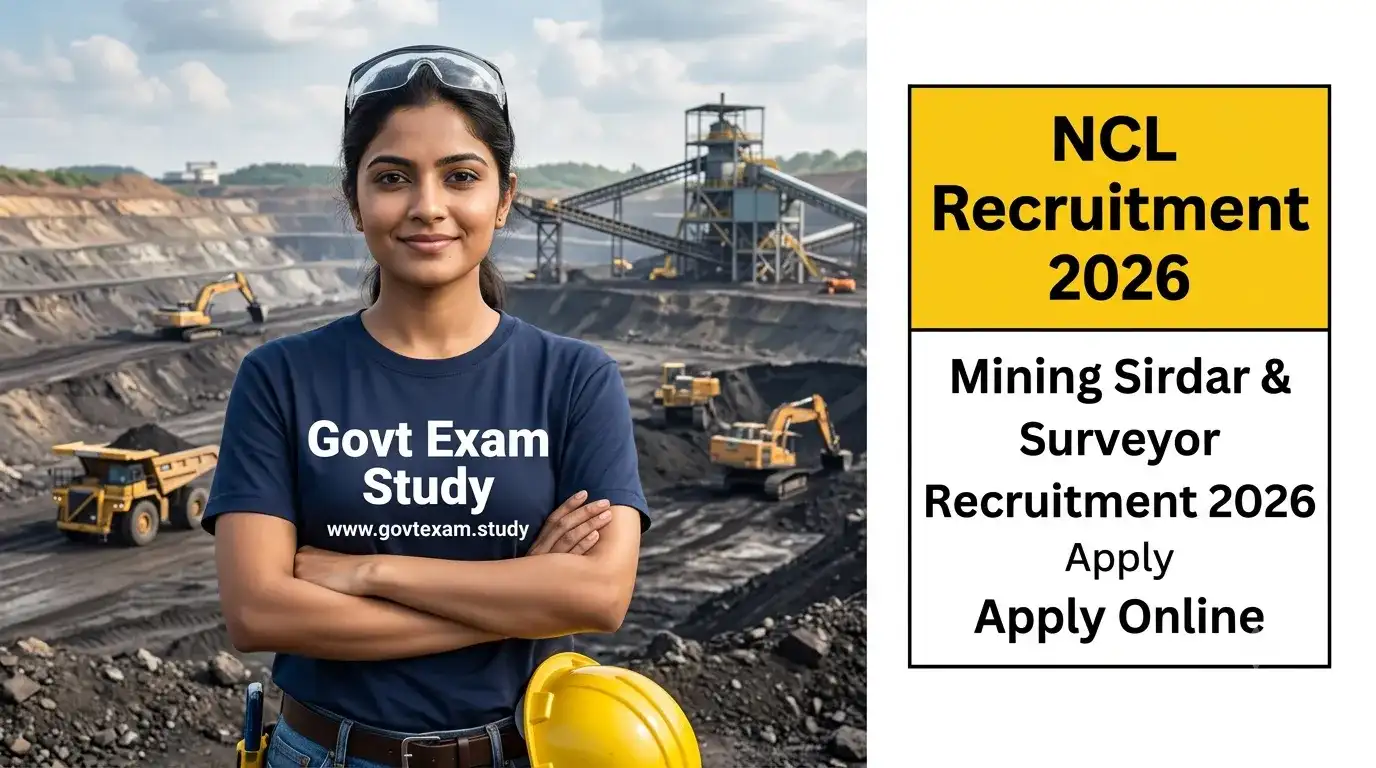 NCL Recruitment 2026 Mining Sirdar Surveyor Apply Online for 259 Posts