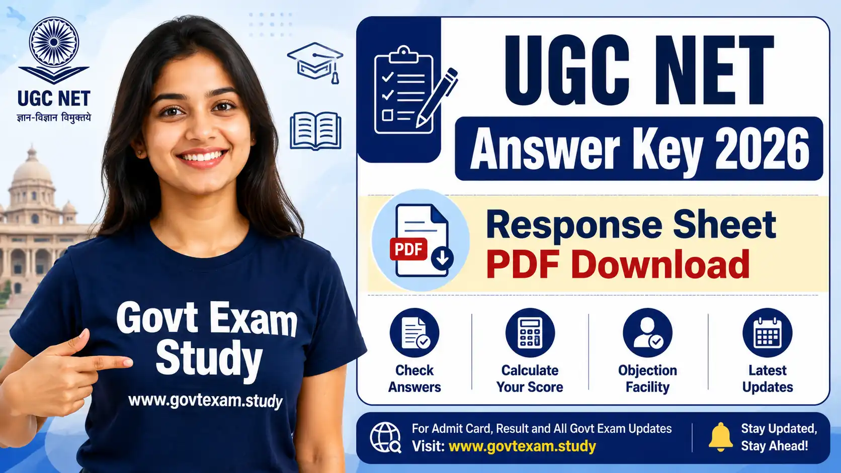 UGC NET Answer Key 2026 Response Sheet PDF Download