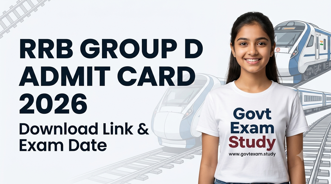 RRB Group D Admit Card 2026 Download Link and Exam Date