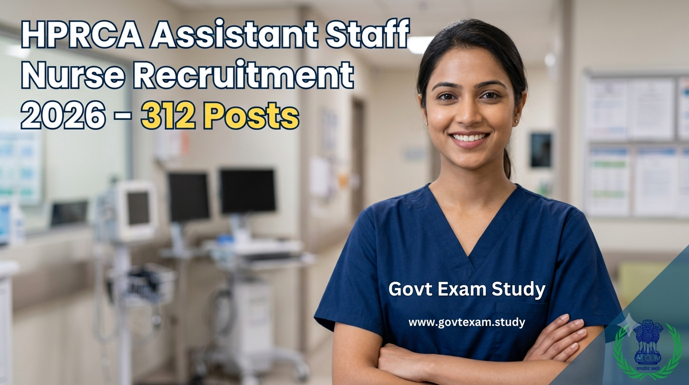 HPRCA Assistant Staff Nurse Recruitment 2026 - 312 Posts Apply Online