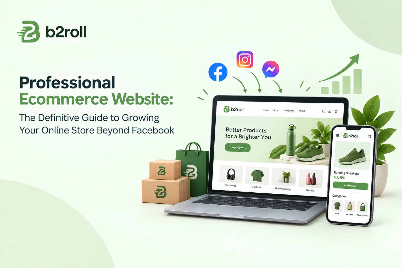 Professional Ecommerce Website: The Definitive Guide to Growing Your Online Store Beyond Facebook