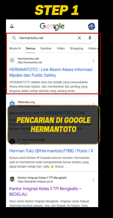 hermantoto Langkah 1
