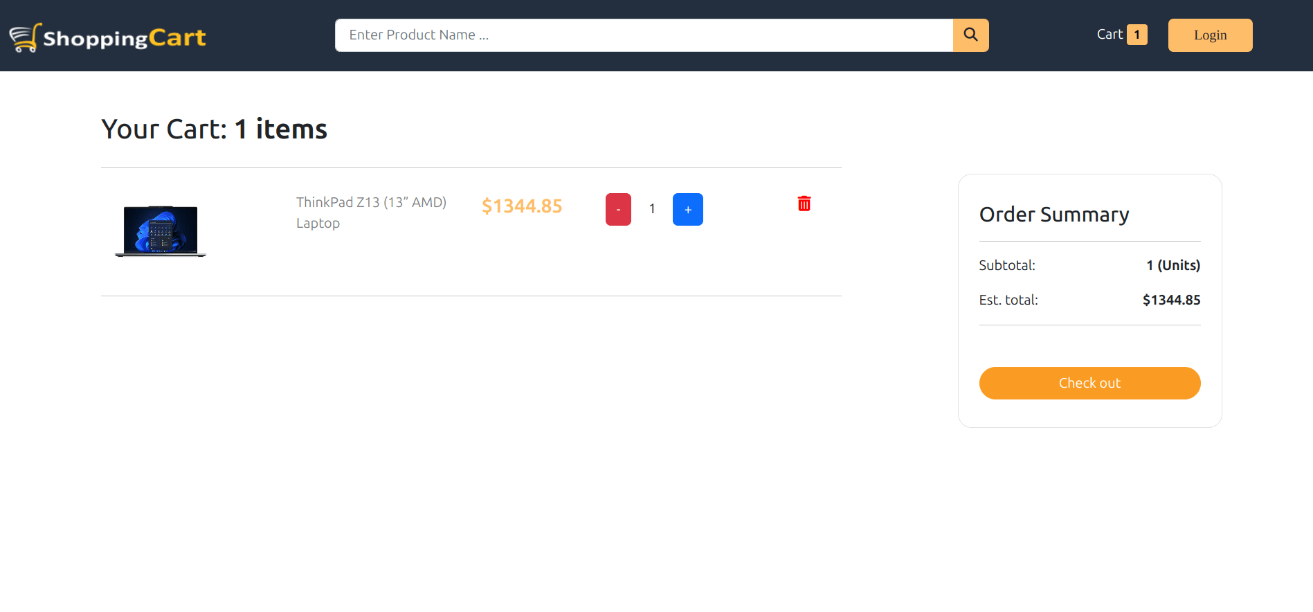 Project Screenshoots