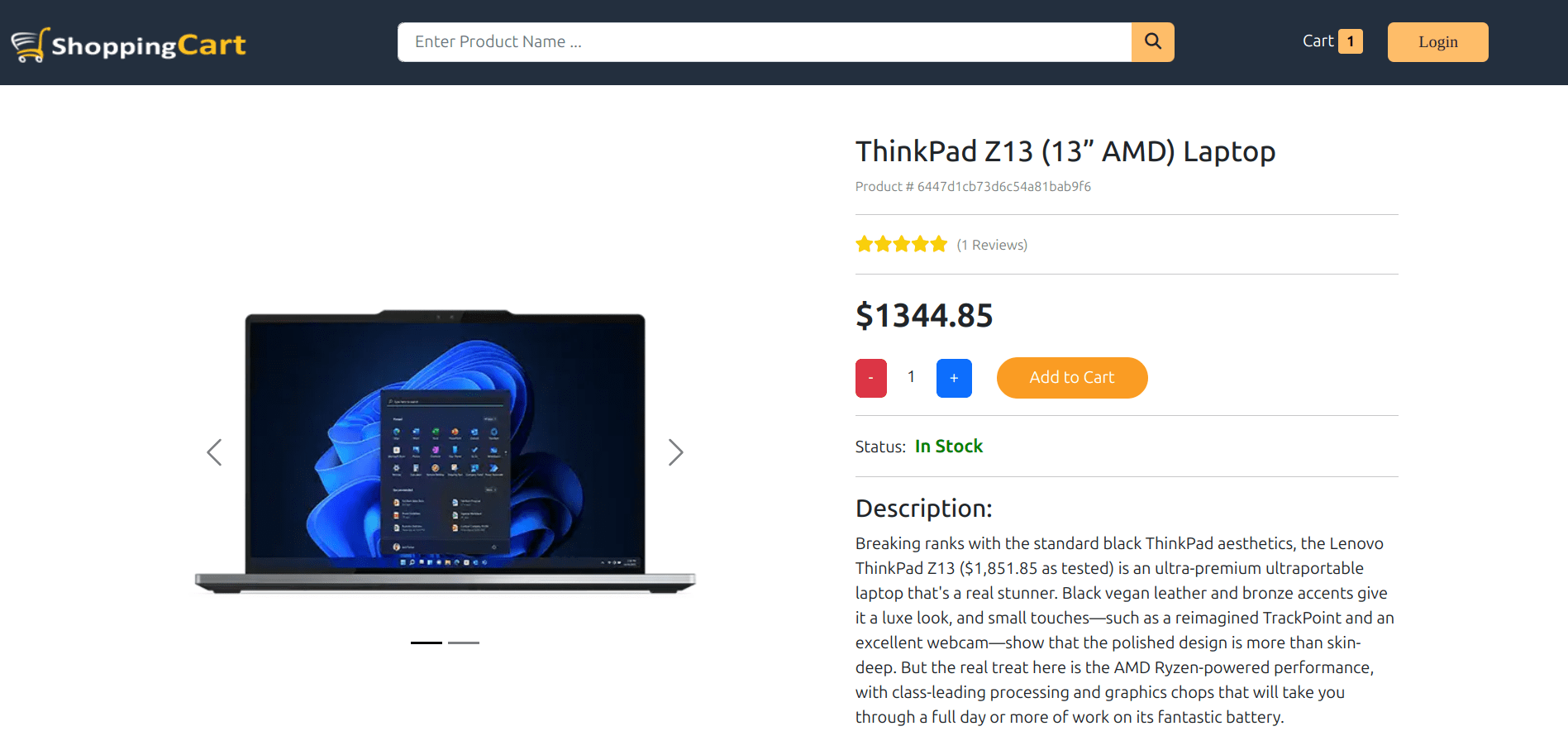 Project Screenshoots