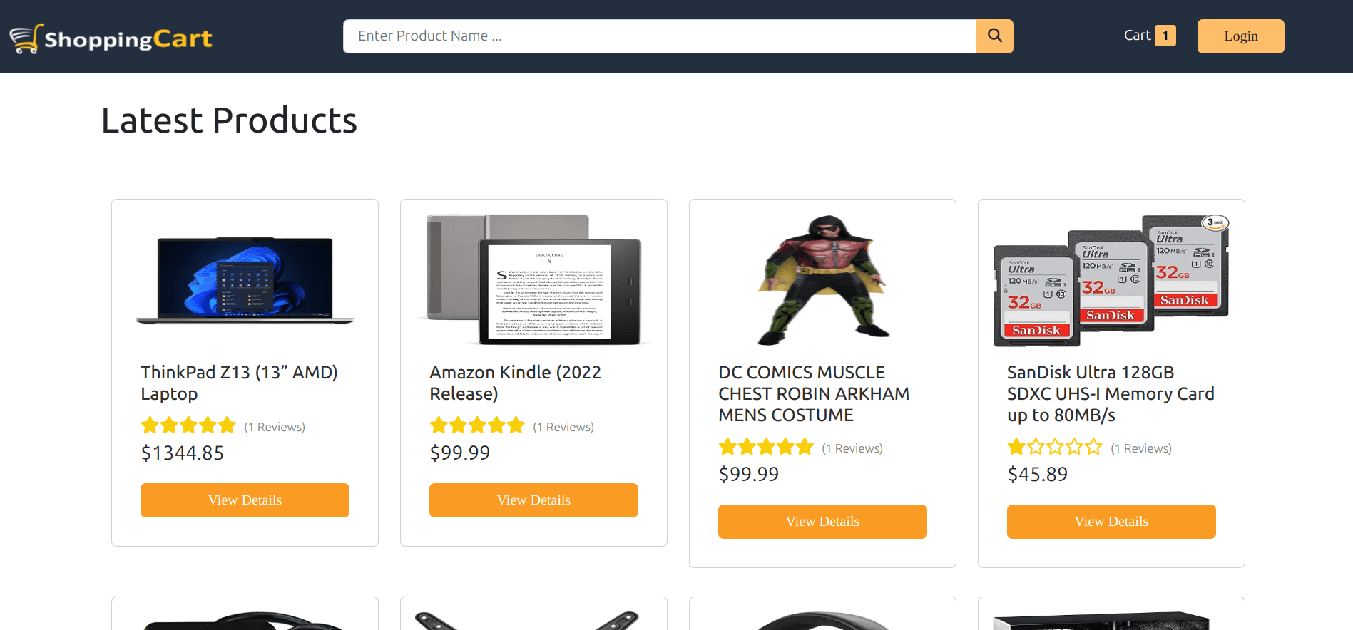 Project Screenshoots