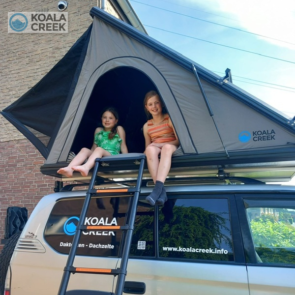 KOALA CREEK ROADTRIP 130-V2 hardcover daktent donker grijs - kopen in Margraten, Limburg - Holidays on Wheels