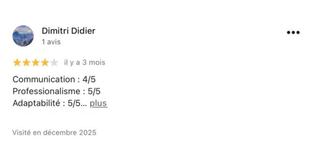 Avis Google Maps Solarmax Réunion — 5 étoiles