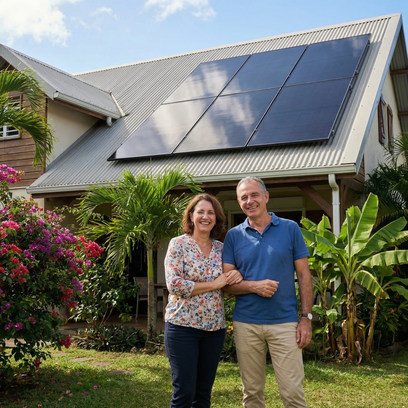 Installation solaire M. et Mme Sautron — Saint-Paul 3 kWc