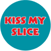 Kiss My Slice logo