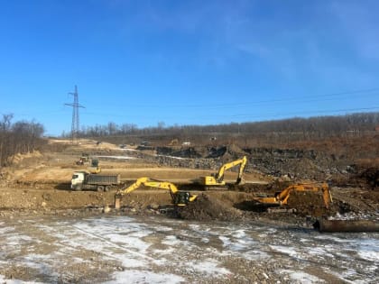Транспортную развязку строят во Владивостоке на трассе Седанка - Патрокл