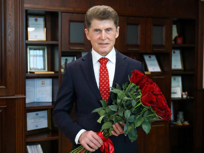Поздравление Губернатора Приморского края Олега Кожемяко с Международным женским днем