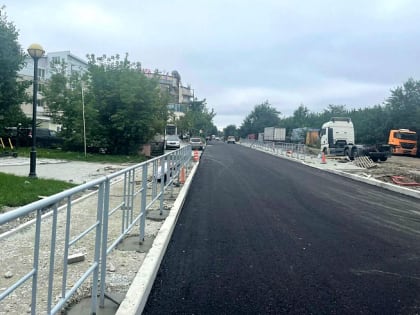 Во Владивостоке на 85% завершена реконструкция улиц Волжская и Шуйская