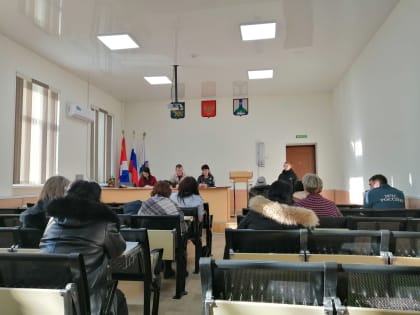 Заседание  комиссии по делам несовершеннолетних и защите их прав